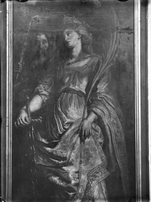 Die Heiligen Katharina und Amandus