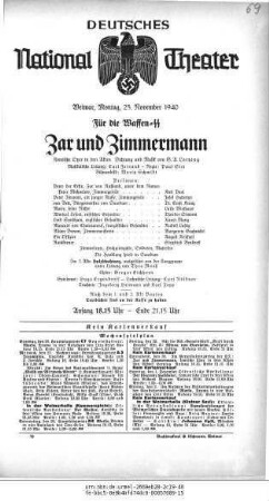 Zar und Zimmermann