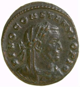 Münze, Follis, 307 - 308