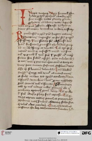 Rabbi Samuel, Epistola ad Rabbi Isaac de adventu Messiae