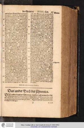 Das ander Buch der Chronica.