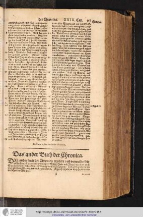 Das ander Buch der Chronica.