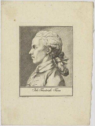 Bildnis des Joh. Friedrich Funk