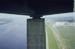Hochbrücke, Rader Insel, bei Rendsburg