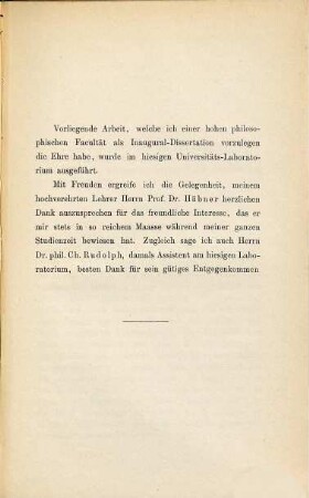 Ueber die Einwirkung von Eisenchlorid auf Orthophenylendiamin : Inaugural-Dissertation