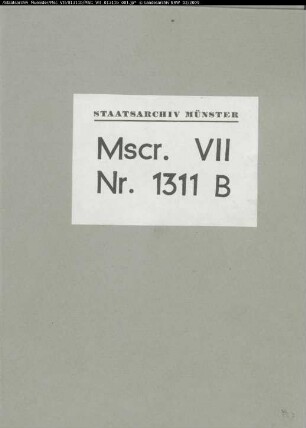 Heberegister des Klosters Freckenhorst