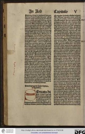 Sancti Gregorii liber sextus.