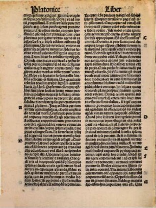 Platonis Theologia de immortalitate animarum