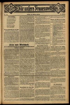 Zweite Ausgabe vom Donnerstag, den 22. Oktober 1931.