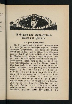 83-97, Es gibt einen Gott - Aufschauen!
