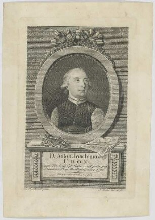 Bildnis des Anton. Ioachimus Cron