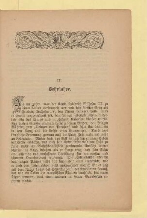 II. Lehrjahre