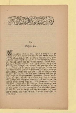 II. Lehrjahre