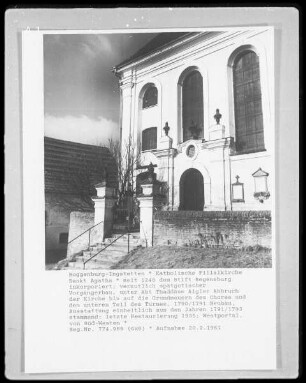 Katholische Filialkirche Sankt Agatha