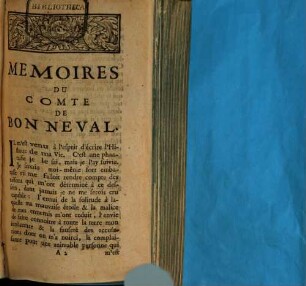Memoires du comte de Bonneval, 1