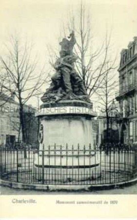 Das Kriegerdenkmal von 1870 in Charleville
