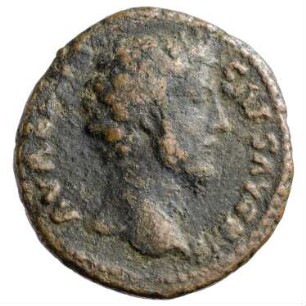 Münze, As, Dupondius, 159 - 160 n. Chr.