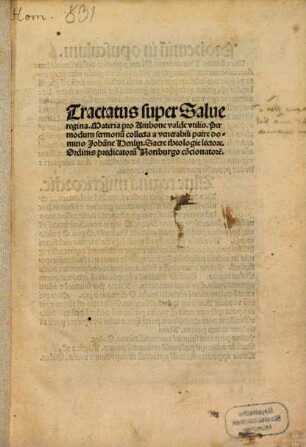 Expositio super Salve Regina