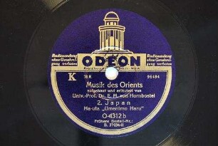 Musik des Orients : 1. Japan, Naga-uta "Urashima"