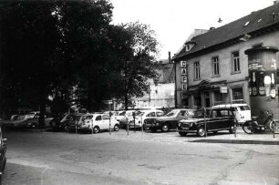 Privatgebäude, Straßen und Plätze in Karlsruhe. Ludwigsplatz