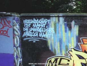 FREUNDSCHAFT iST MACHt, DiE UNMöGLicHES MÖGLicH MAcHt!
