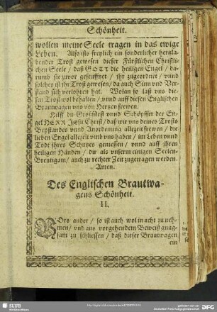 Des Englischen Brautwagens Schönheit