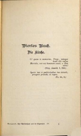 Christenthum und Gegenwart, 4. Die Kirche Jesu Christi