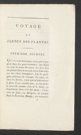 Première journée.
