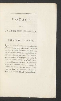 Première journée.