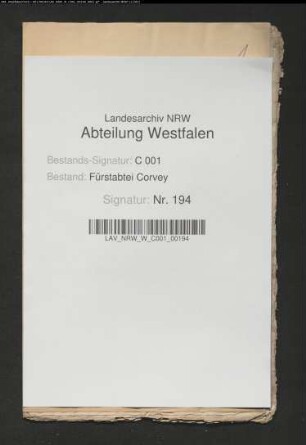 Berechnung der Haftkosten des (Grafen Floris von Culenburg) zu Emmerich und Haag von 1627-1631