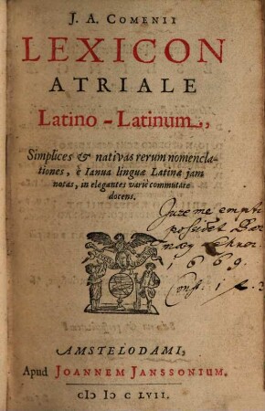 Lexicon Atriale latino-latinum