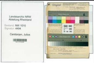 Entnazifizierung Julius Carstanjen , geb. 10.11.1887 (Geschaeftsinhaber)