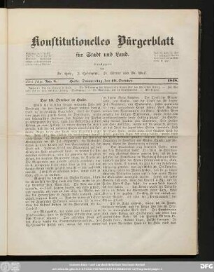 Konstitutionelles Bürgerblatt für Stadt und Land