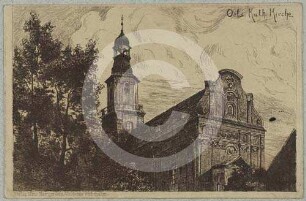 Ansicht der katholischen Pfarrkirche Oels