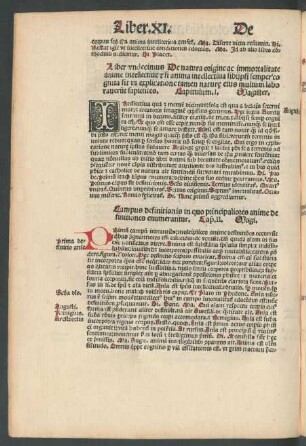 Liber undecimus De natura origine ...