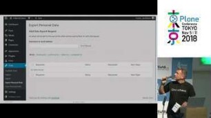 We are the good guys – aren’t we? Privacy Experience in Plone and other Open Source CMS