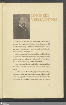 Lingners Vermächtnis