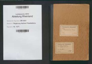 Konzept und Material für den wirtschaftlichen Lagebericht für das vierte Vierteljahr 1938 und das Erste Vierteljahr 1939 einschl. Lagebericht des Regierungs-Präsidenten Köln.