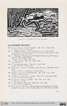 Illustrierte Bücher (Nr. 182-244)