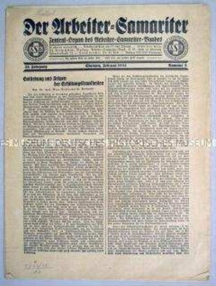 Monatszeitung "Der Arbeiter-Samariter"
