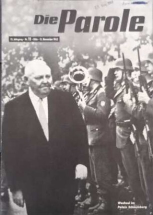 Die Parole 11/1963