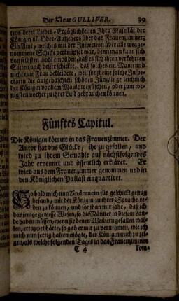 Fünftes Capitul.
