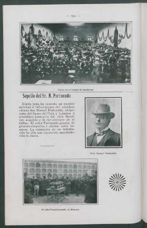 Sepelio del Sr. M. Portuondo