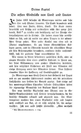 Drittes Kapitel Die ersten Eindrücke von Land und Leuten