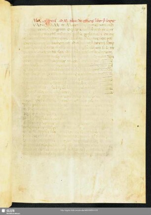 Ciceronis initium librorum de officiis