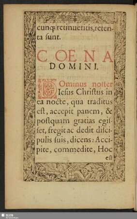 Coena Domini
