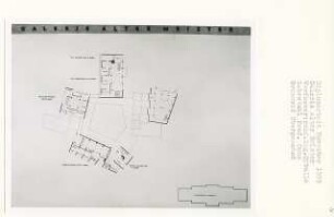 Galerie Alter Meister, Berlin-Tiergarten (Diplomarbeit bei Karl Wilhelm Ochs): Grundriss Obergeschoss