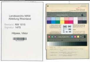 Entnazifizierung Viktor Hitpass , geb. 18.10.1894 (Lehrer)