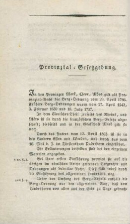 Provinzial-Gesetzgebung