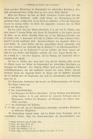 Abschnitt IV. Rektor und Senat der Universität
